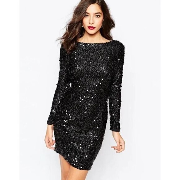 Warehouse London Sequin evening dress size 8 - Picture 13 of 14